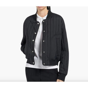 New,  Moose Knuckles Fairhaven Quilted Ripstop Bomber Jacket Sz S #SJ2088